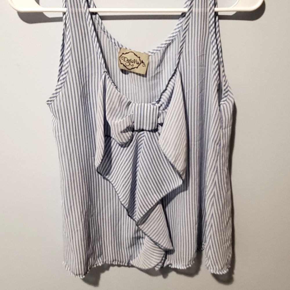 Cute Summer Bow Blouse